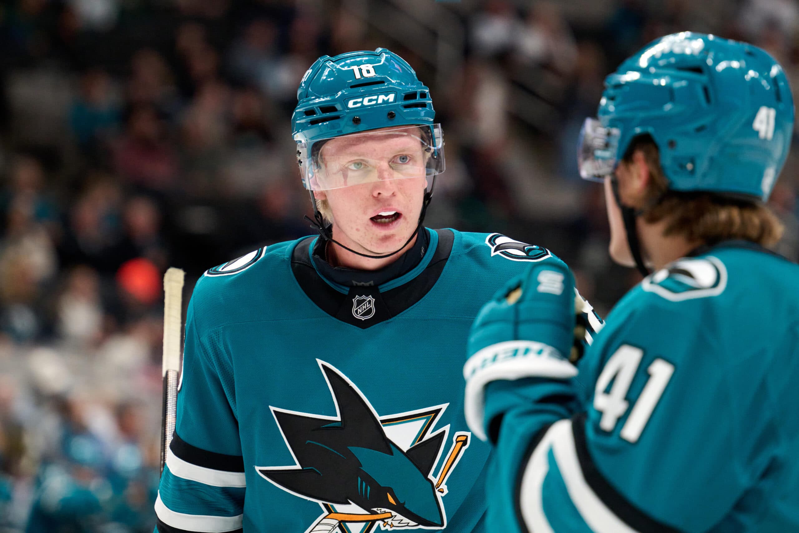 Sharks recall Filip Bystedt ahead of potential NHL debut