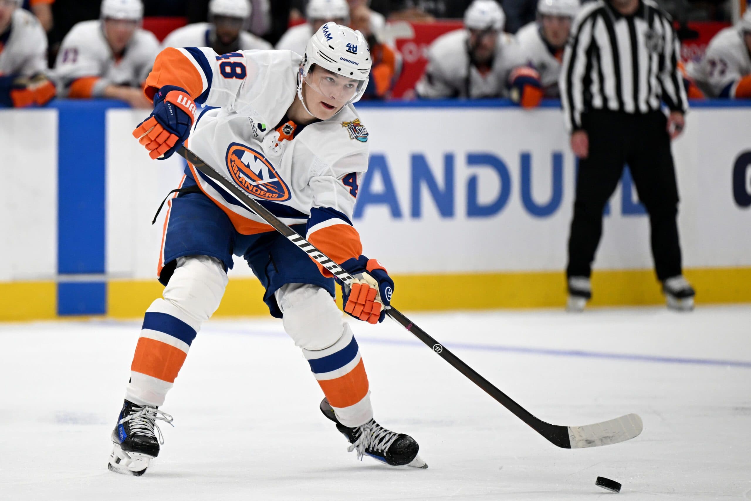 Schaefer won the Calder Trophy and finished 12th in Norris Trophy voting last season.