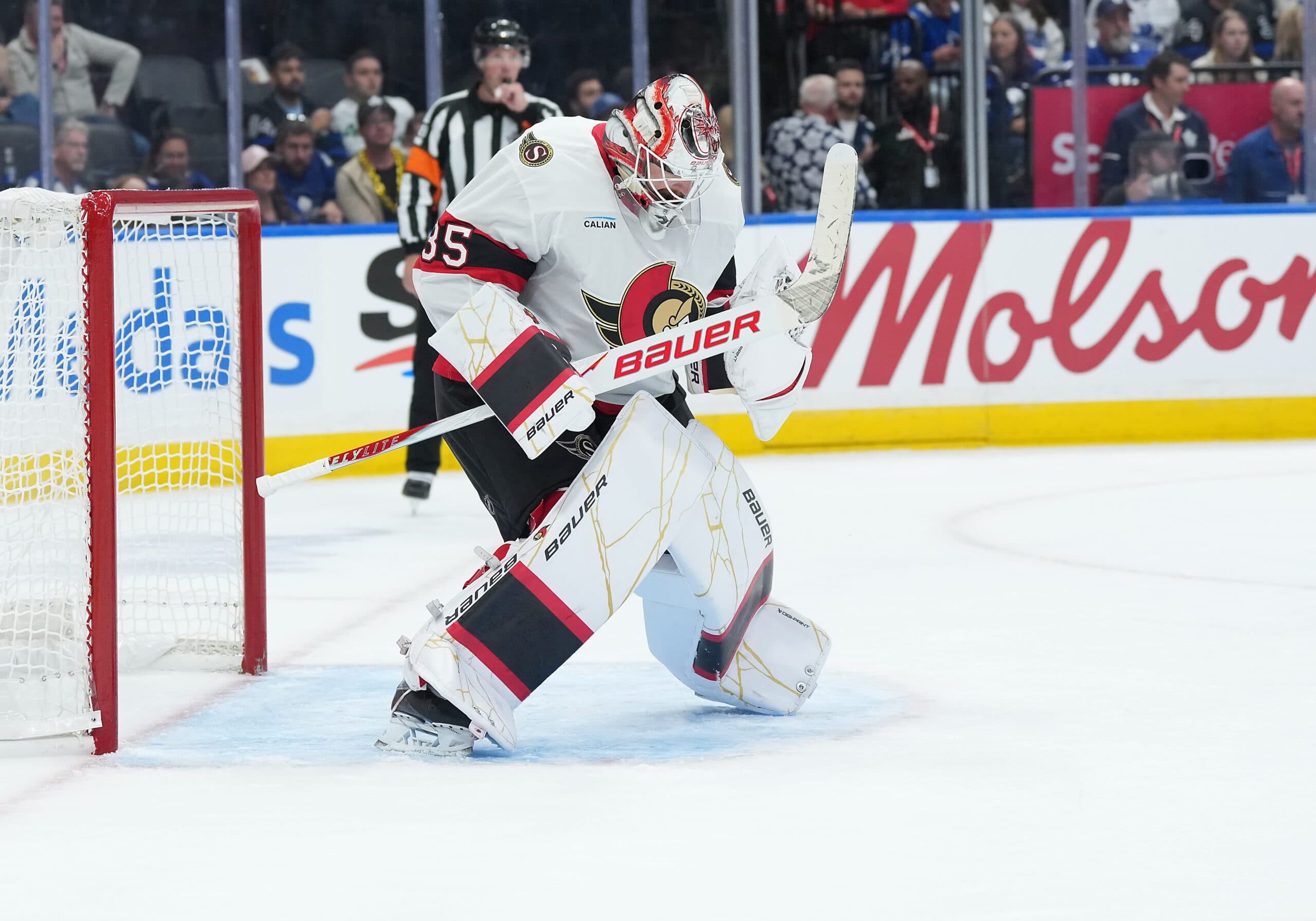 Ullmark posted a 28-12-8 record with a .891 SV% and a 2.73 GAA for Ottawa last season.