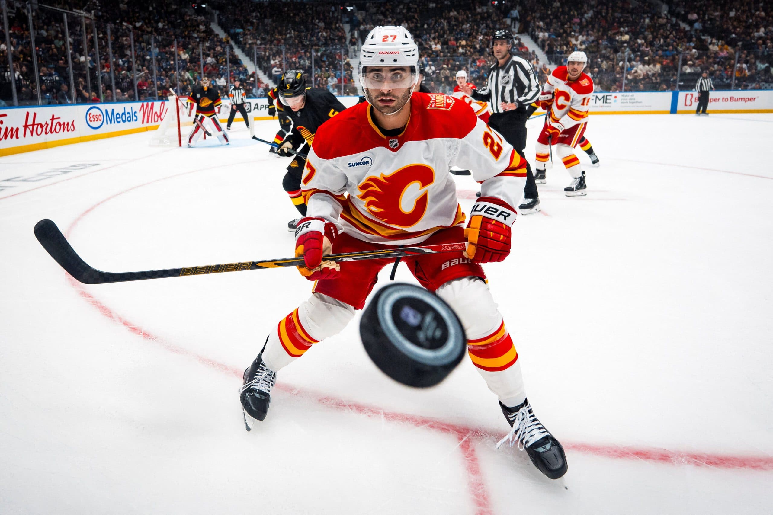 Calgary Flames right winger Matt Coronato