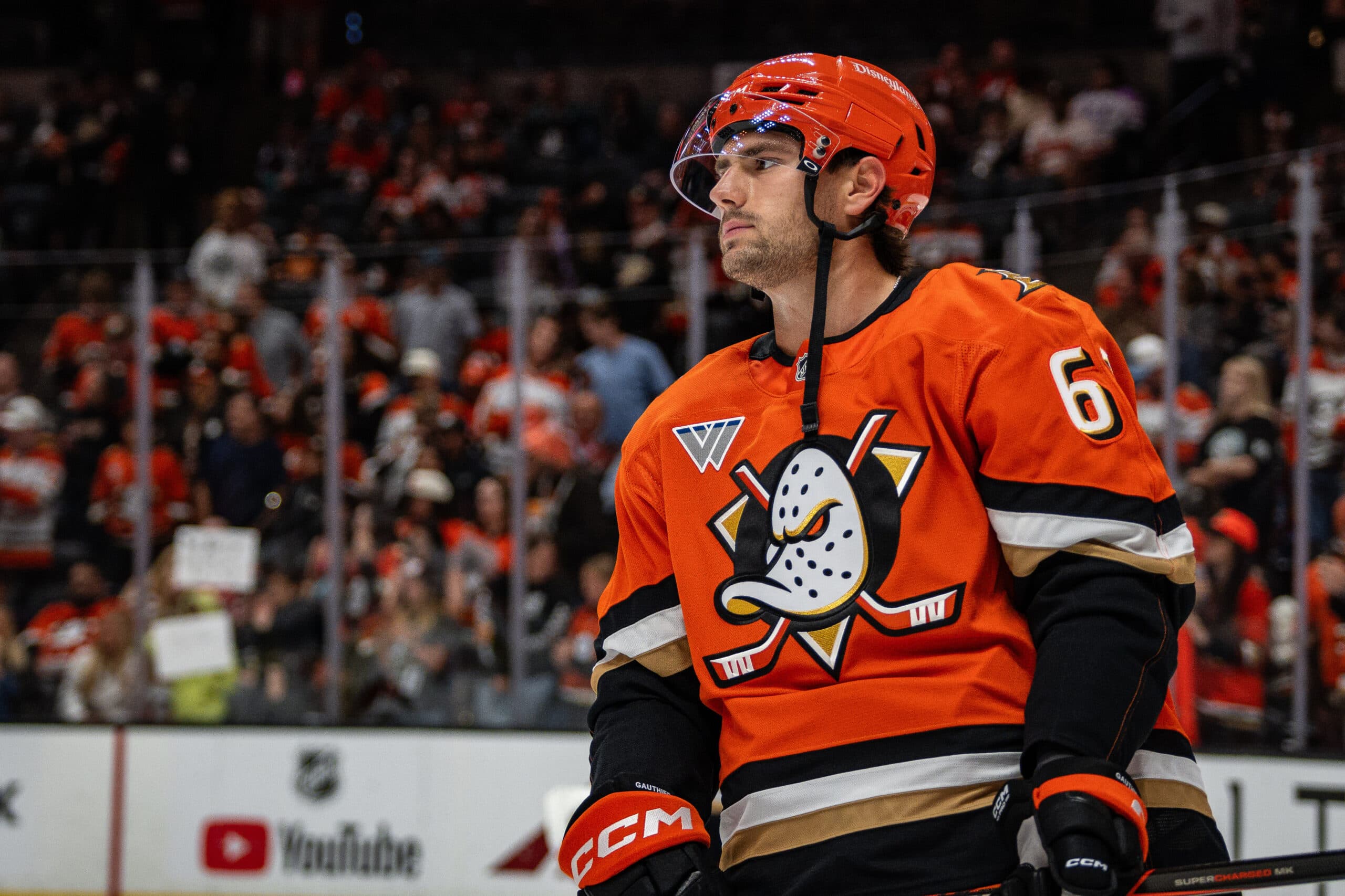 Gauthier had two goals and two assists over Anaheim's first four games.