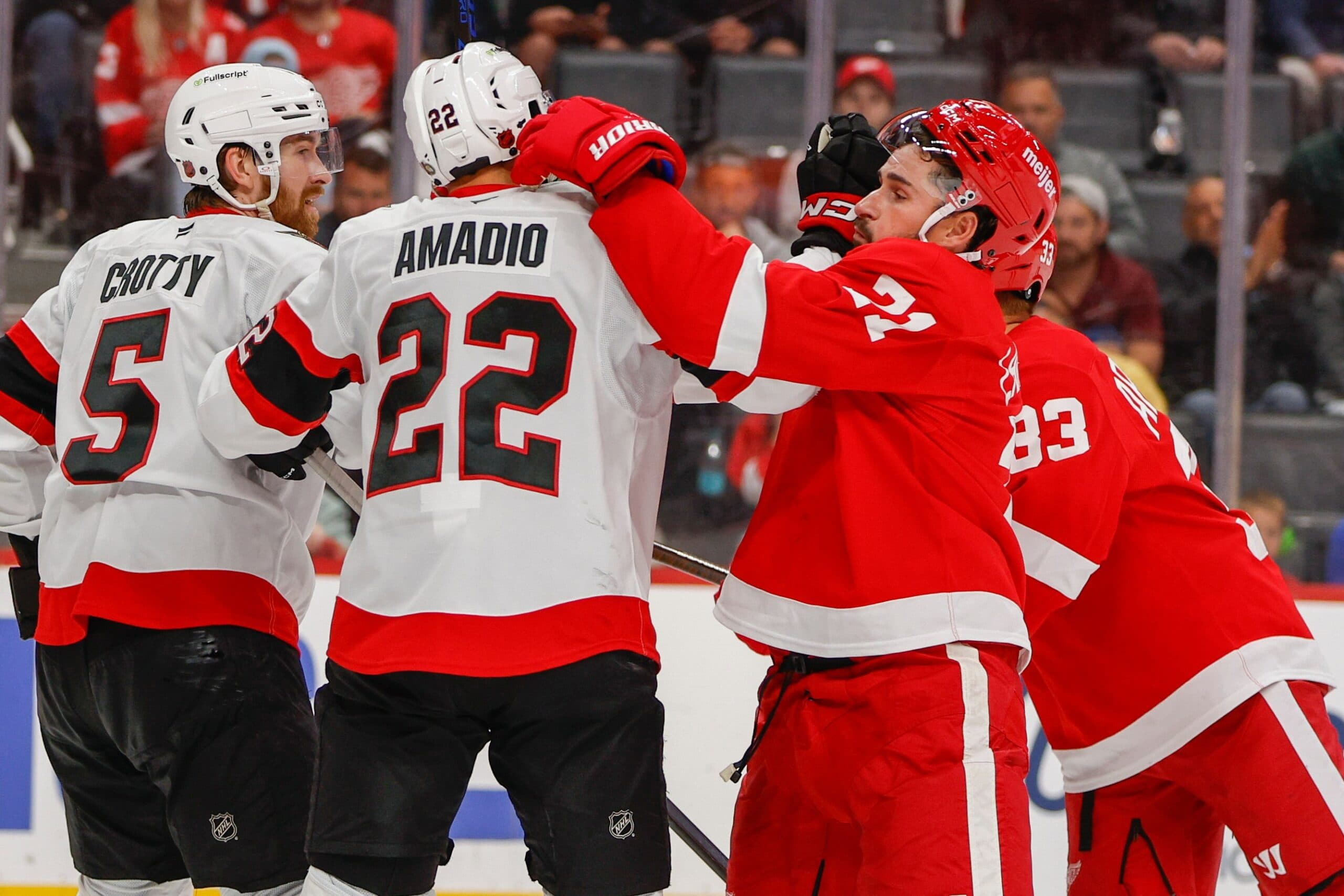 ‘It felt good to be a hockey player’: Red Wings’ Larkin on first game back from injury