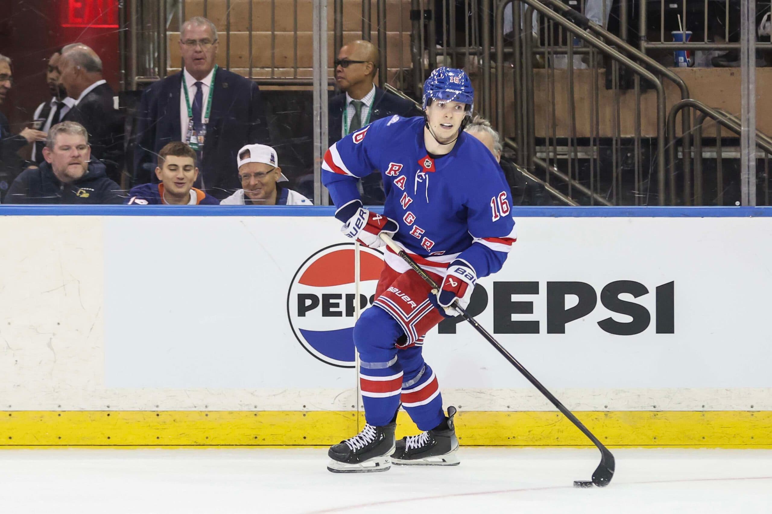 New York Rangers winger Pavel Dorofeyev