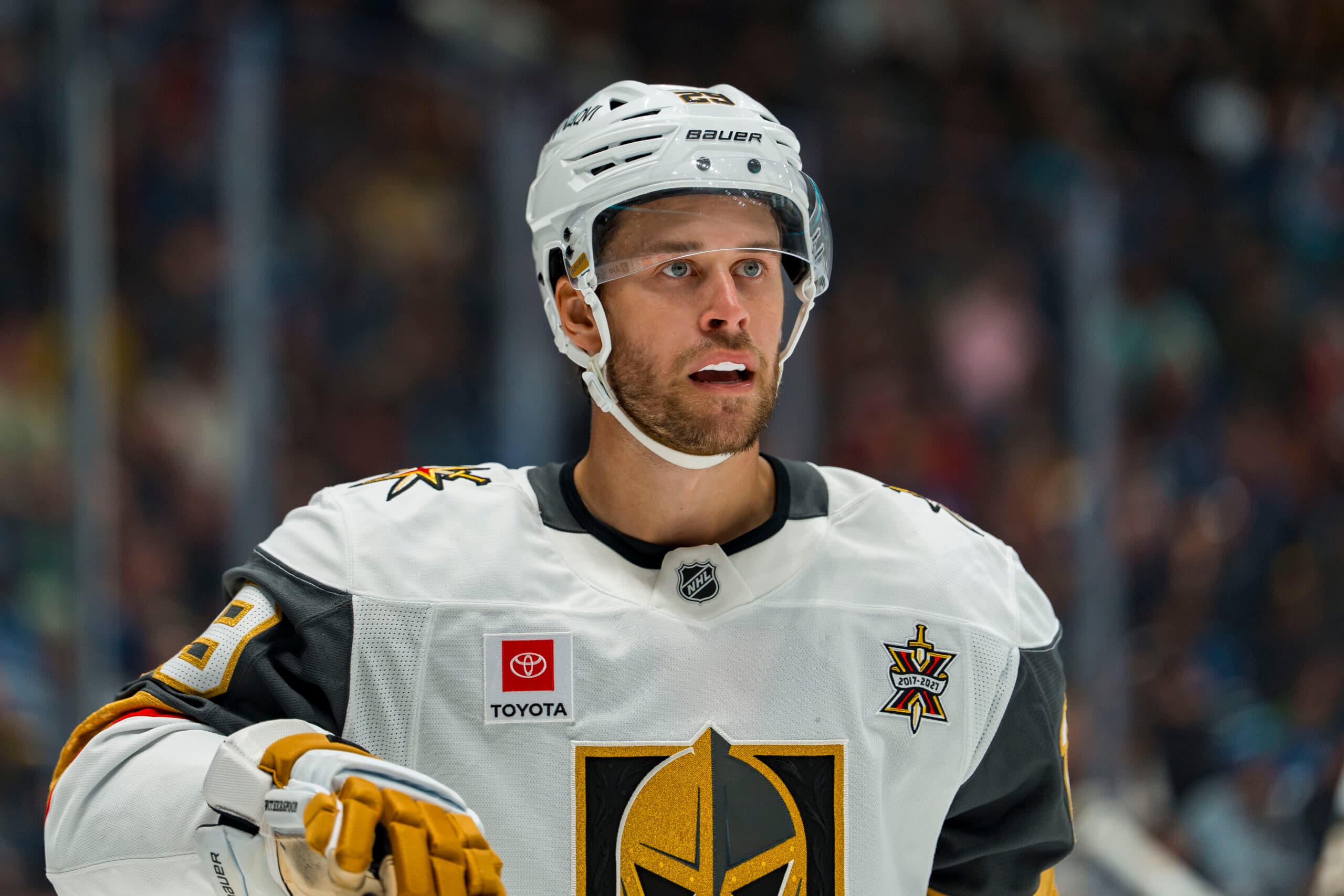 Golden Knights’ Parker Wotherspoon out week-to-week with upper-body injury