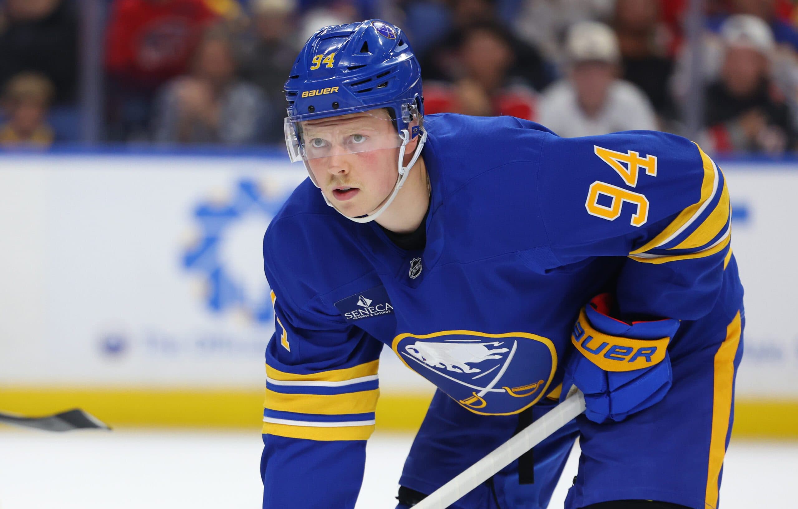 Sabres’ Konsta Helenius to miss next two games with upper-body injury