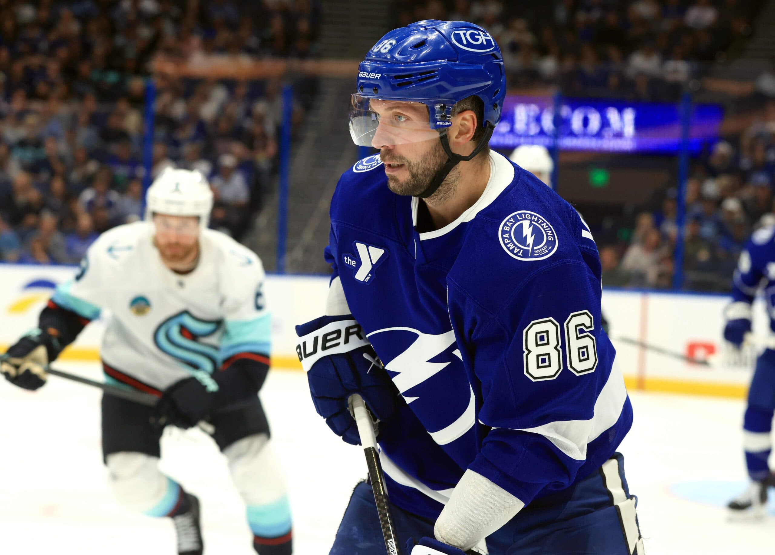 With a goal in Tampa Bay's 6-2 win on Tuesday, Kucherov notched 1,137 career points.