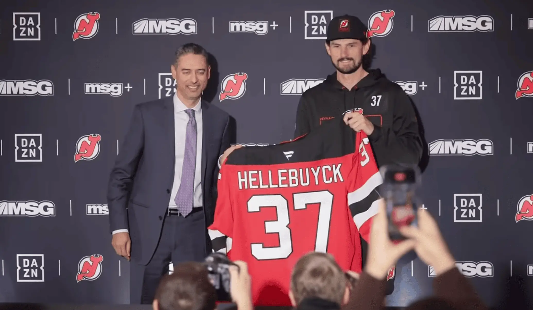 Sunny Mehta and Connor Hellebuyck