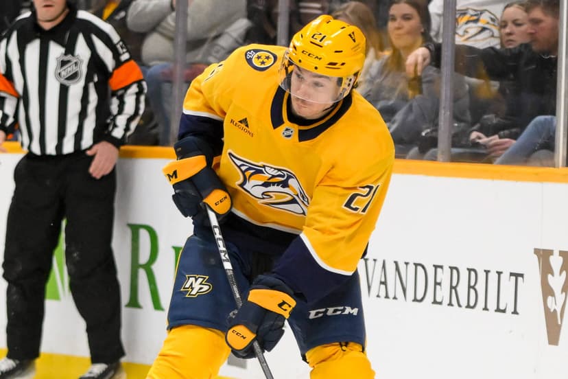 Jake Pacini Predators sign Jake Lucchini to one-year contract extension