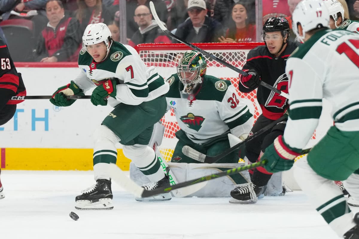 Brock Faber and Jesper Wallstedt and Minnesota Wild — Faber's Concussion and Gustavsson's Hip Surgery Create Early Season Goalie Void for Minnesota