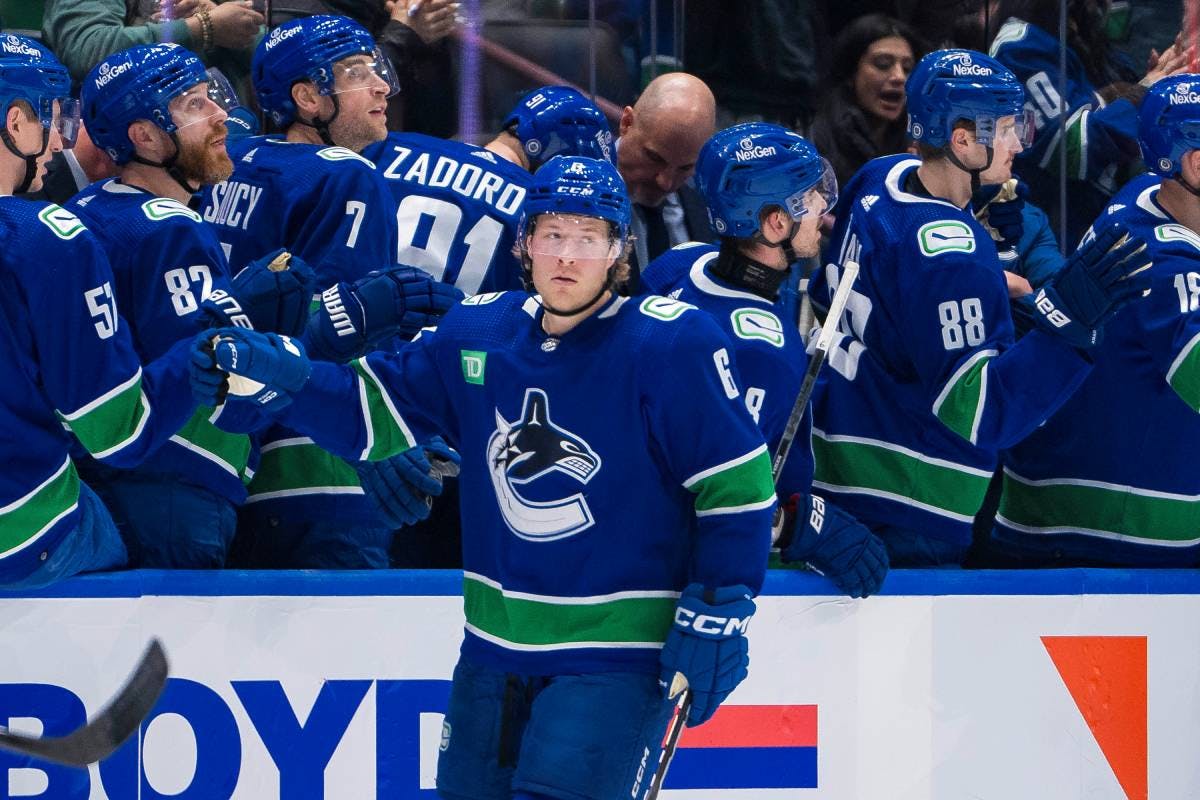 Report: Vancouver Canucks’ Brock Boeser to miss Game 7 with blood clot issue