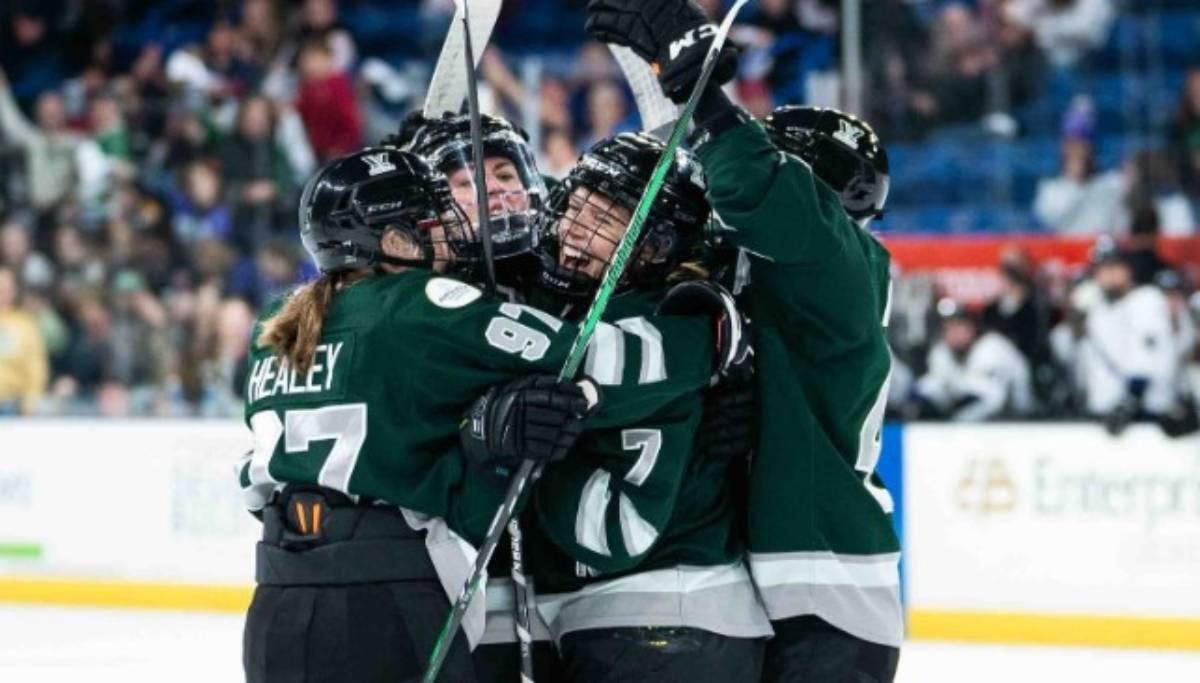 PWHL Boston wins 4-3 over Minnesota in Game 1 of Walter Cup Final
